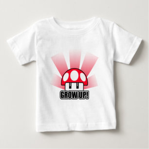 T-shirt Pour Bébé Augmenter la puissance du champignon rouge