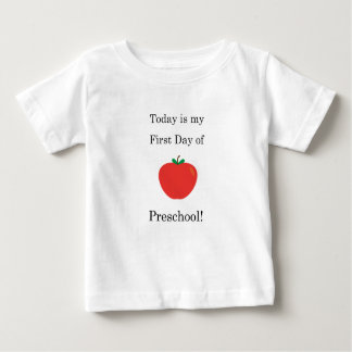 T-shirt Pour Bébé Aujourd'hui, c'est mon premier jour de maternelle