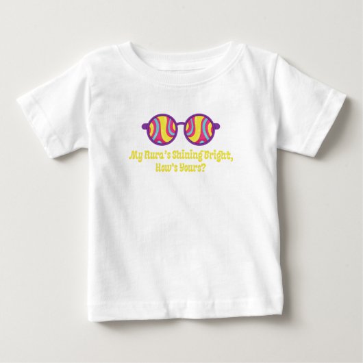 T-shirt Pour Bébé Aura brillant (Devant)