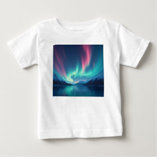 T-shirt Pour Bébé Aurore islandaise