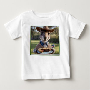 T-shirt Pour Bébé Aussie Kangaroos Aimez Les Pies De Viande Australi