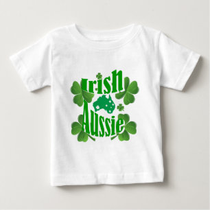 T-shirt Pour Bébé Australien irlandais