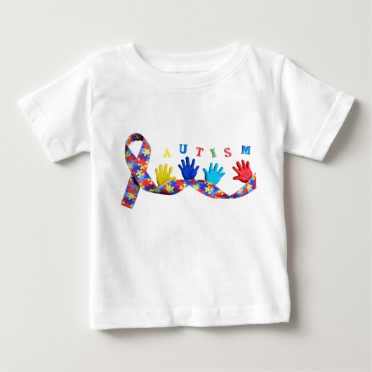 T-shirt Pour Bébé Autism (Devant)