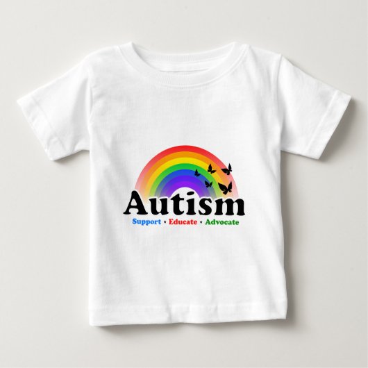 T-shirt Pour Bébé Autisme (Devant)