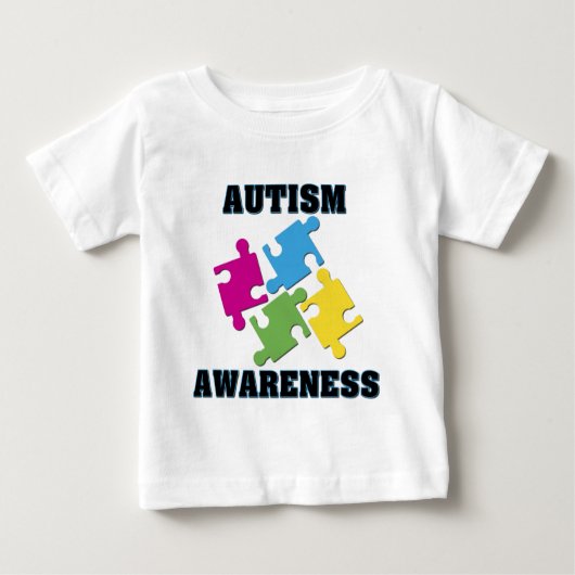 T-shirt Pour Bébé Autisme (Devant)