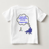 T-shirt Pour Bébé Autisme/KeepStaring (Dos)