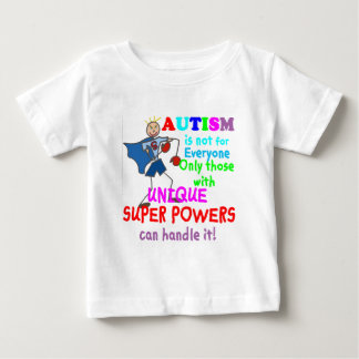 T-shirt Pour Bébé Autisme unique de super pouvoir
