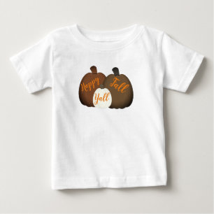 T-shirt Pour Bébé Automne/Automne/Citrouille