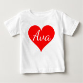 T-SHIRT POUR BÉBÉ "AVA " (Devant)