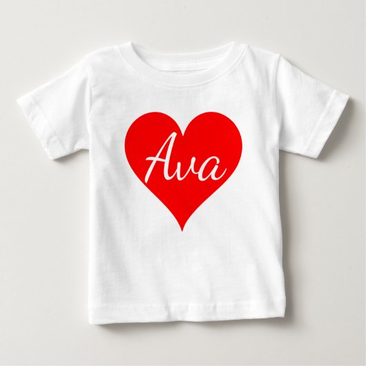 T-SHIRT POUR BÉBÉ "AVA " (Devant)