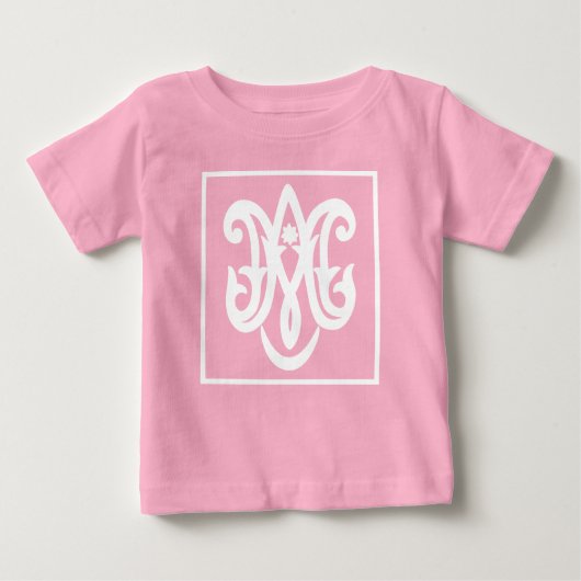 T-shirt Pour Bébé Ave Maria (Devant)