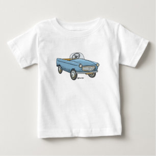 T-shirt pour bébé avec voiture d'escalier Peugeo