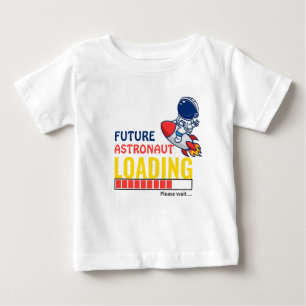 T-shirt Pour Bébé Avenir astronaute Chargement des enfants 1er Anniv