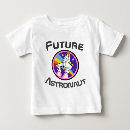 T-shirt Pour Bébé Avenir astronaute, Girl Power STEM, rose 3 (Devant)