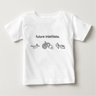 T-shirt Pour Bébé avenir triathlete.