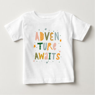 T-shirt Pour Bébé Aventure Attend