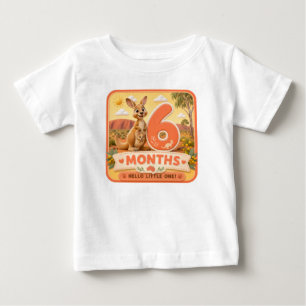 T-shirt Pour Bébé Aventure des 6 mois de bébé