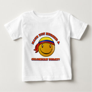 T-shirt Pour Bébé Avez-vous étreint un colombien aujourd'hui ?