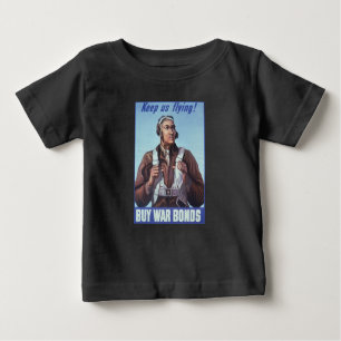 T-shirt Pour Bébé Aviateurs noirs : Service militaire de combat de 2