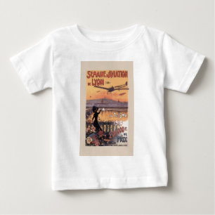 T-shirt Pour Bébé Aviation vintage
