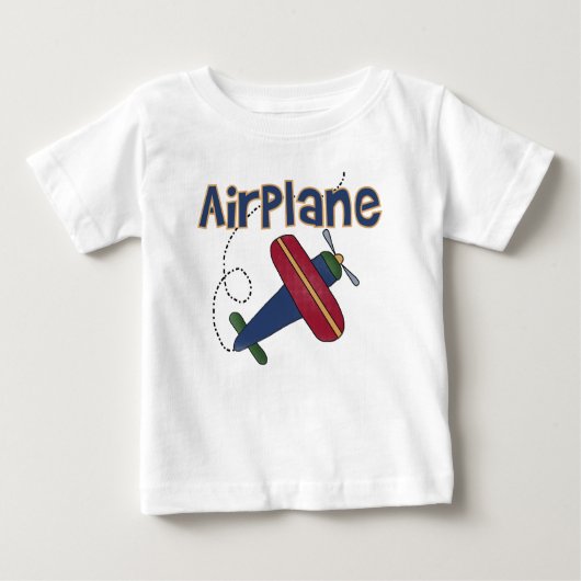 T-shirt Pour Bébé Avion (Devant)