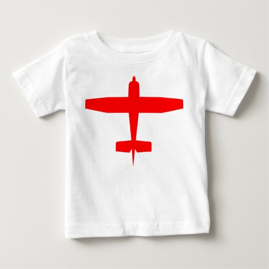 T-shirt Pour Bébé Avion (Devant)