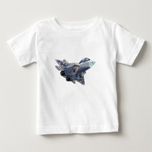 T-shirt Pour Bébé Avion de dessin (Devant)