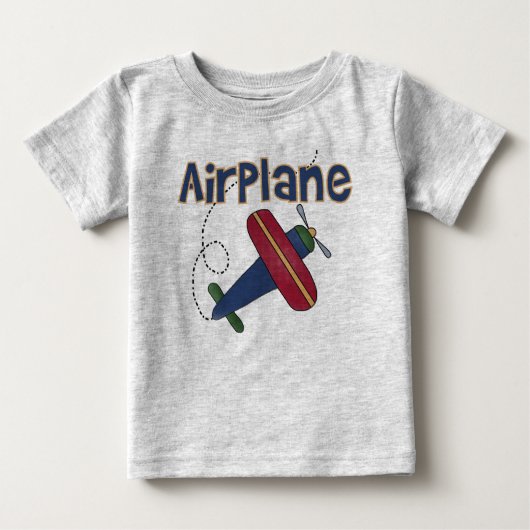 T-shirt Pour Bébé Avion de vol d'avion (Devant)