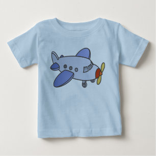 T-shirt Pour Bébé Avion volant en altitude