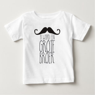 T-shirt Pour Bébé Avis de grossesse: Je deviens un grand frère