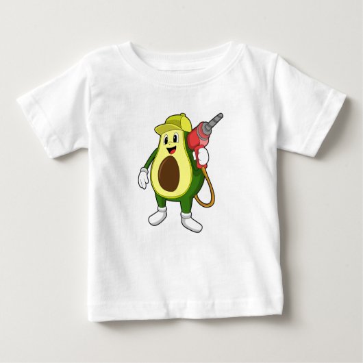 T-shirt Pour Bébé Avocado en tant que artisan avec exercices (Devant)