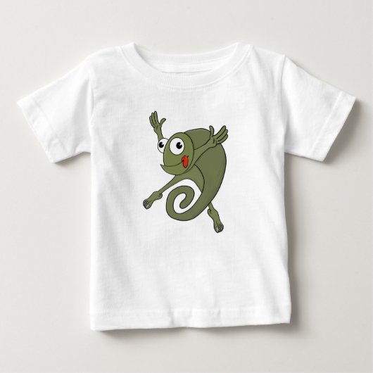 T-shirt Pour Bébé Awesome Chameleon (Devant)