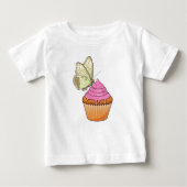 T-shirt Pour Bébé Babfly muffin (Devant)