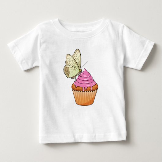 T-shirt Pour Bébé Babfly muffin (Devant)