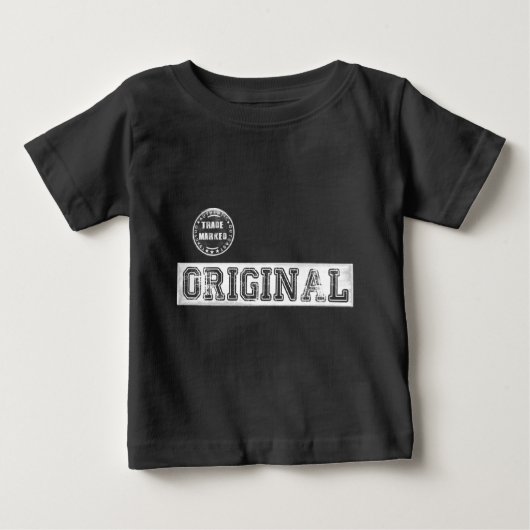 T-shirt Pour Bébé Baby Baseball Raglan avec Cool Original Print (Devant)