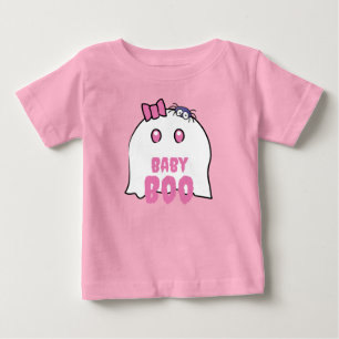 T-shirt Pour Bébé Baby Boo Girl Adorable Halloween Ghost Famille