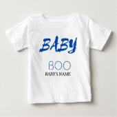 T-shirt Pour Bébé Baby Boo Nom personnalisable Confortable Conceptio (Devant)
