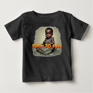 T-shirt Pour Bébé Baby Boss Né Pour Gagner