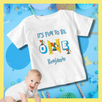 Baby Boy Name One Love Dinosaur Cute