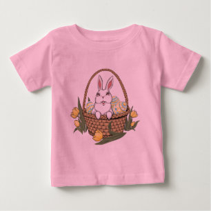 T-shirt Pour Bébé Baby Bunny de Pâques Chemise bébé Tee - shirt de P
