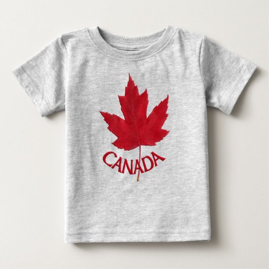 T-shirt Pour Bébé Baby Canada Souvenir Creeper Bio Canada Chemise (Devant)