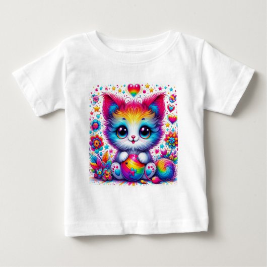 T-shirt Pour Bébé Baby Cat 7 (Devant)