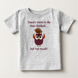 T-shirt Pour Bébé Baby Football Bodysuit with Football Playing Owl