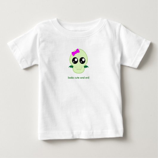 T-shirt Pour Bébé Baby Girl Cthulhu (Devant)