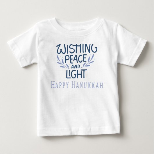 T-shirt Pour Bébé Baby Hanukkah shirt (Devant)
