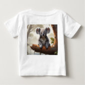 T-shirt Pour Bébé Baby Koala par un étang (Dos)