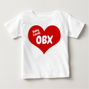 T-shirt Pour Bébé Baby Loves OBX