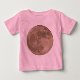 T-shirt Pour Bébé Baby Moon Chemise Pleine lune biologique Baby Cree