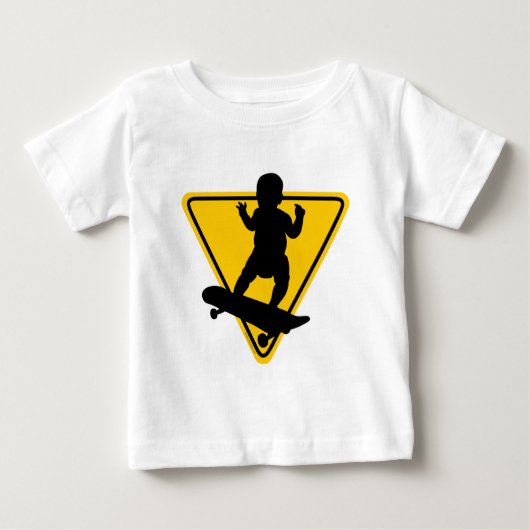 T-shirt Pour Bébé Baby on (skate) (Devant)