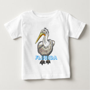T-shirt Pour Bébé Baby Pelican Florida Chemise